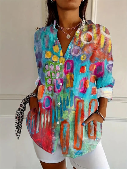 Women's Printed Art Shirt