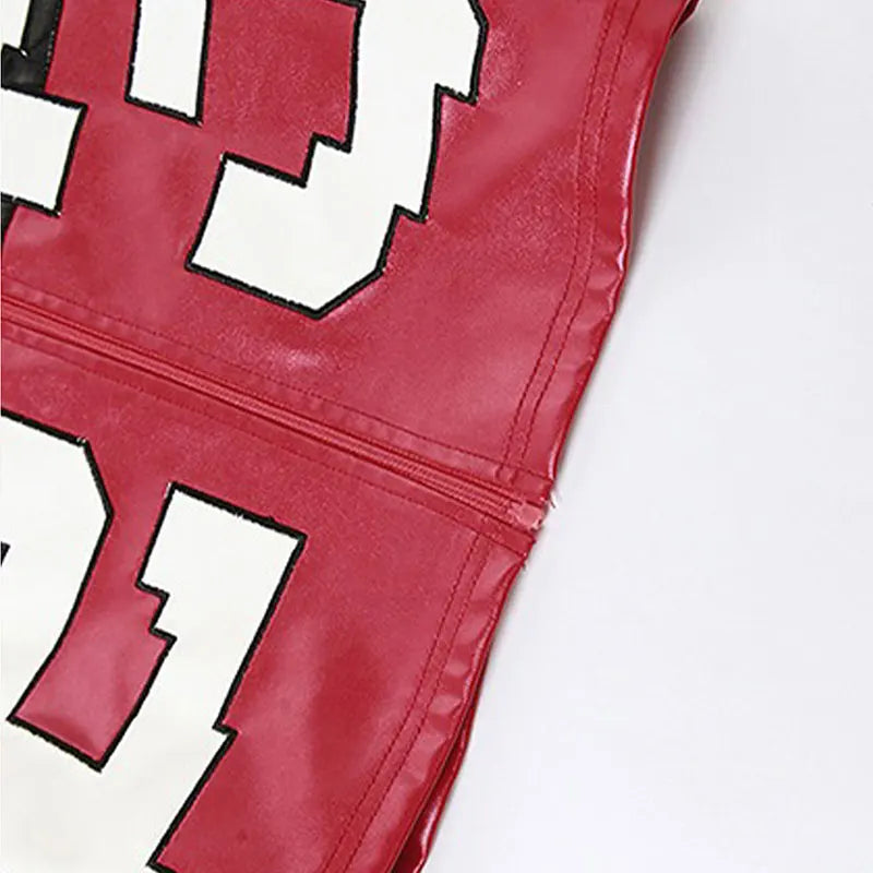 Urban Gloss Letter Print Crop Jacket