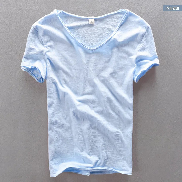 Swag V-Neck Hip Hop Tee for Men