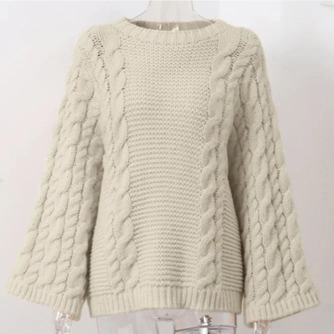 Twist Loom Chunky Knit Pullover Sweater