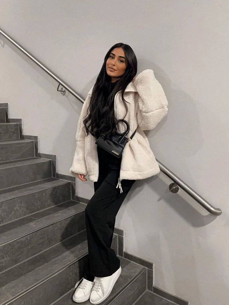 Warm Velvet Winter Coat