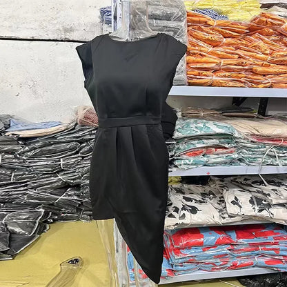 Urban Allure Asymmetric Bodycon Dress