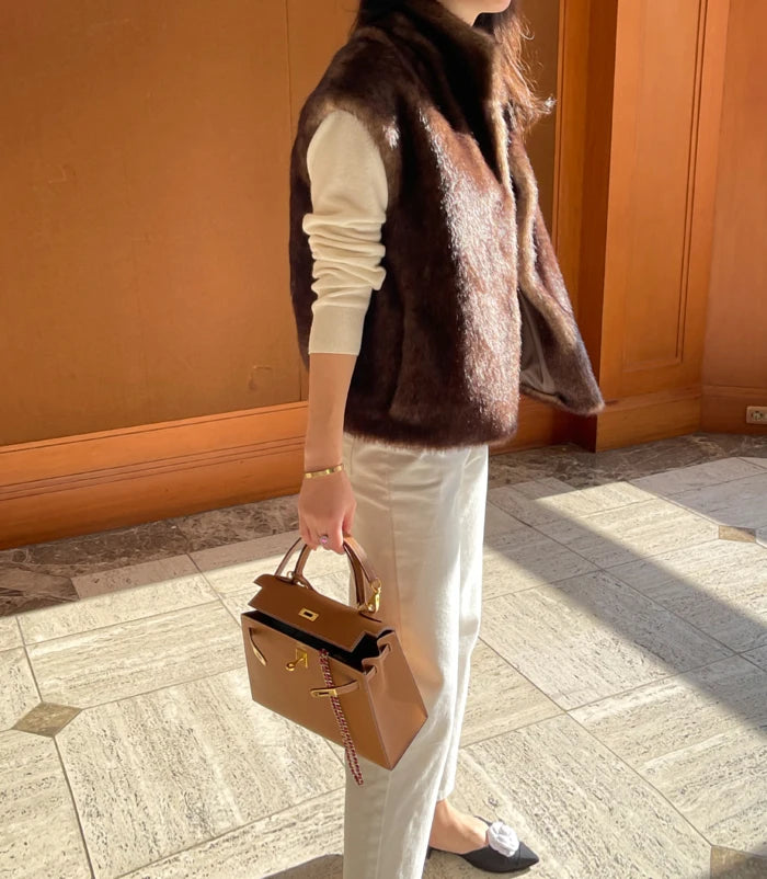 Women’s Vintage Mink Fur Vest