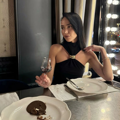 Metal Muse Knit Crop Top