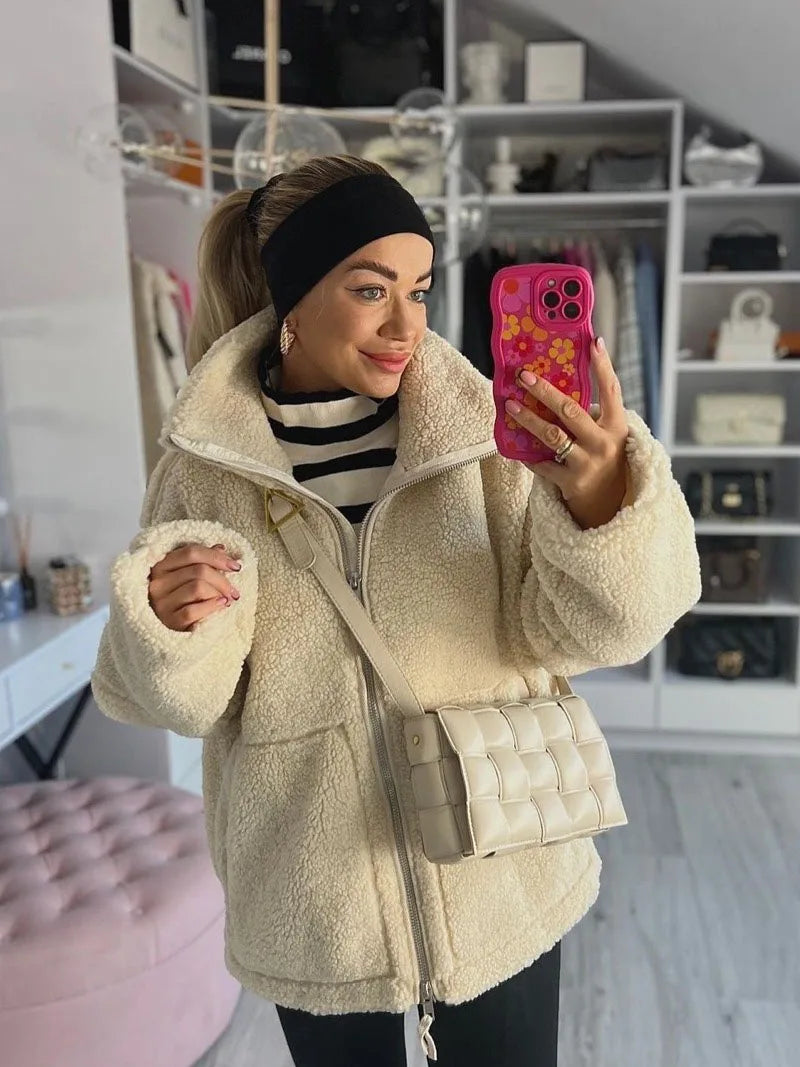 Warm Velvet Winter Coat