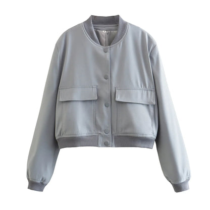 Urban Bloom Pocket Bomber Jacket