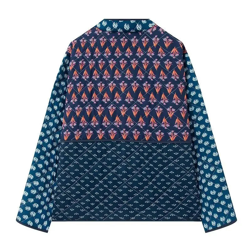 Blossom Muse Patchwork Cotton Jacket