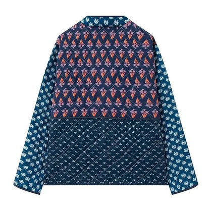 Blossom Muse Patchwork Cotton Jacket