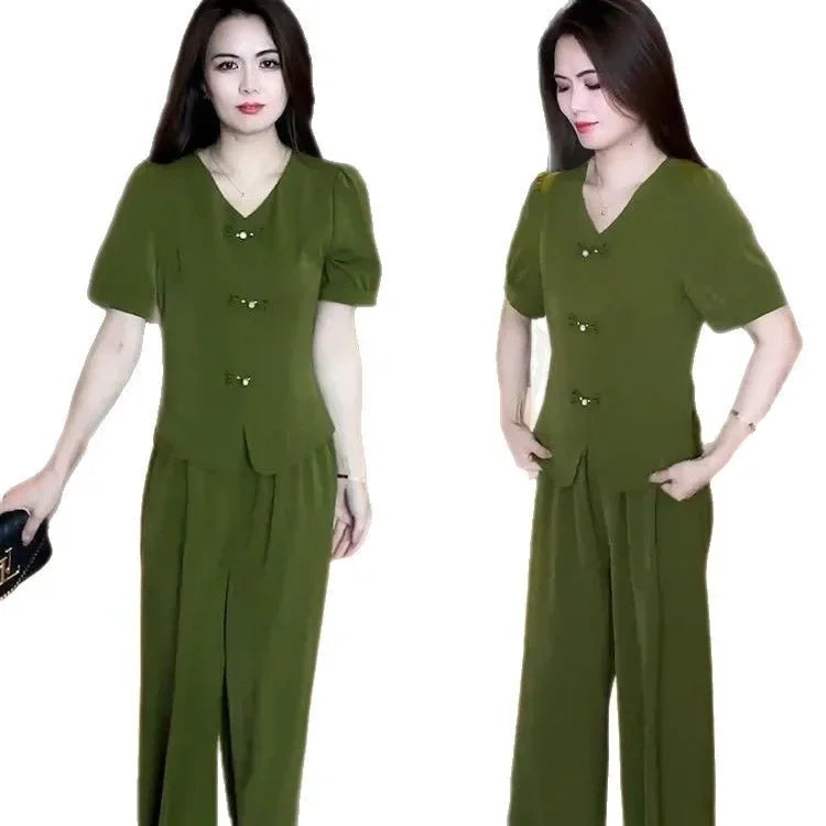 Chinese Style Ice Silk Set