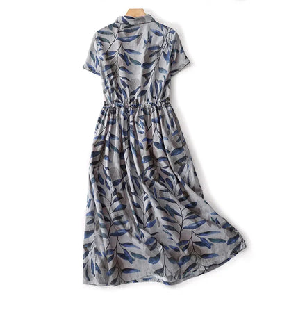 Sunlit Muse Cotton Shirt Dress