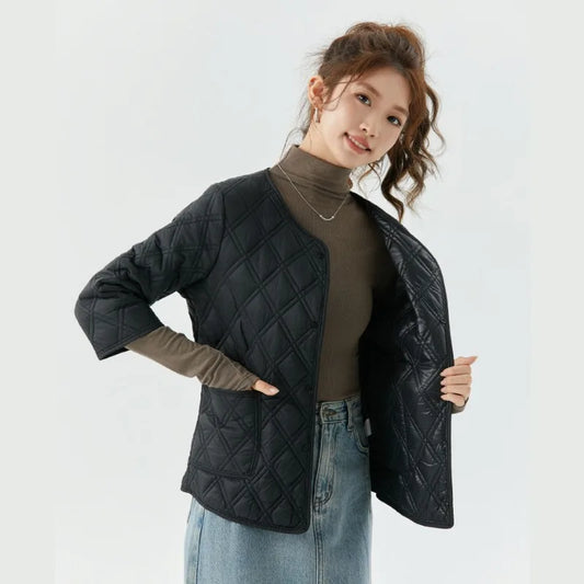 SoftNest Cropped Cotton Padded Jacket