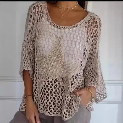Starline Elegance Knit Commuter Top