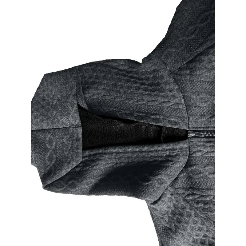 Women’s Casual Hooded Coat — Long-sleeve