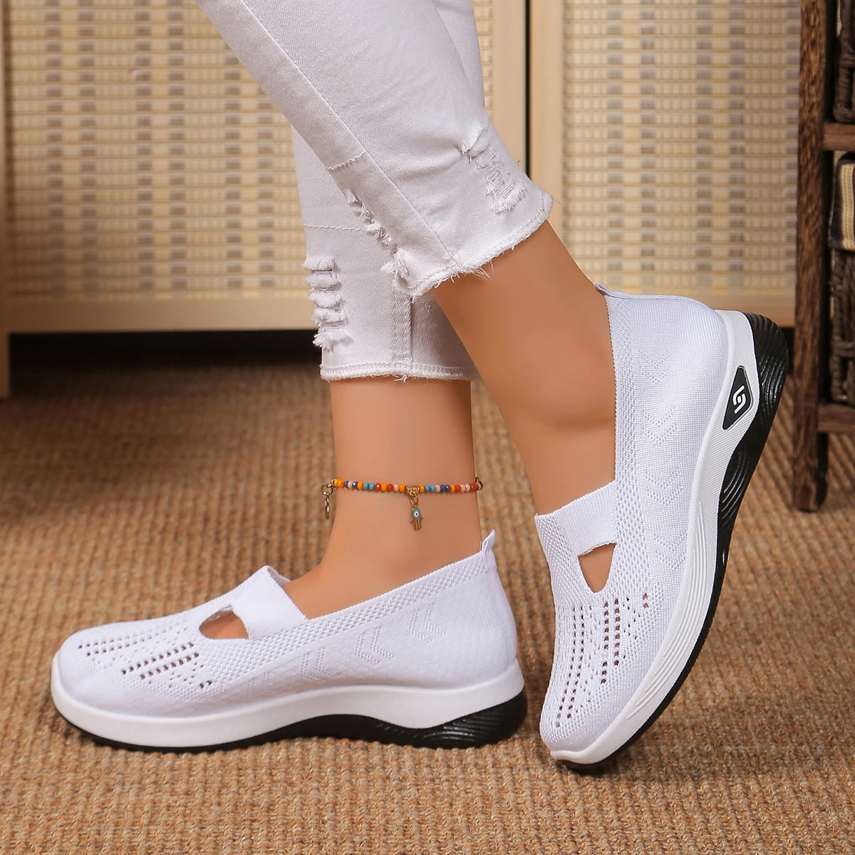 BreezeWalk Knit Mesh Sneakers