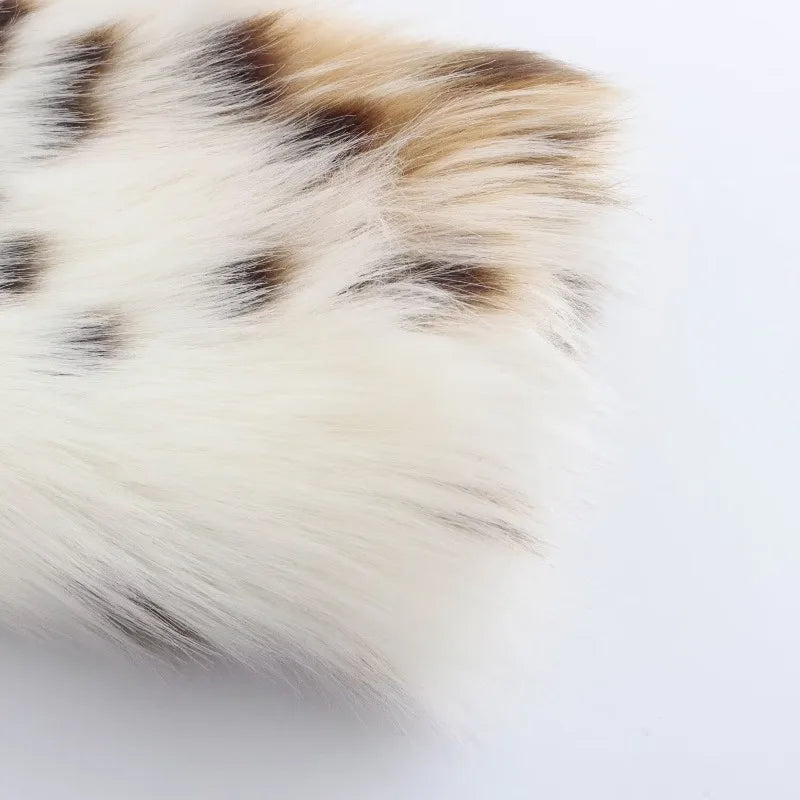 Euro Chic Faux Fur Effect Coat