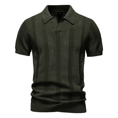 StratoMesh Solid & Stripe Knit Top