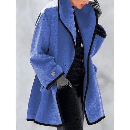 Snow Gleam Cotton Wool Trench Coat