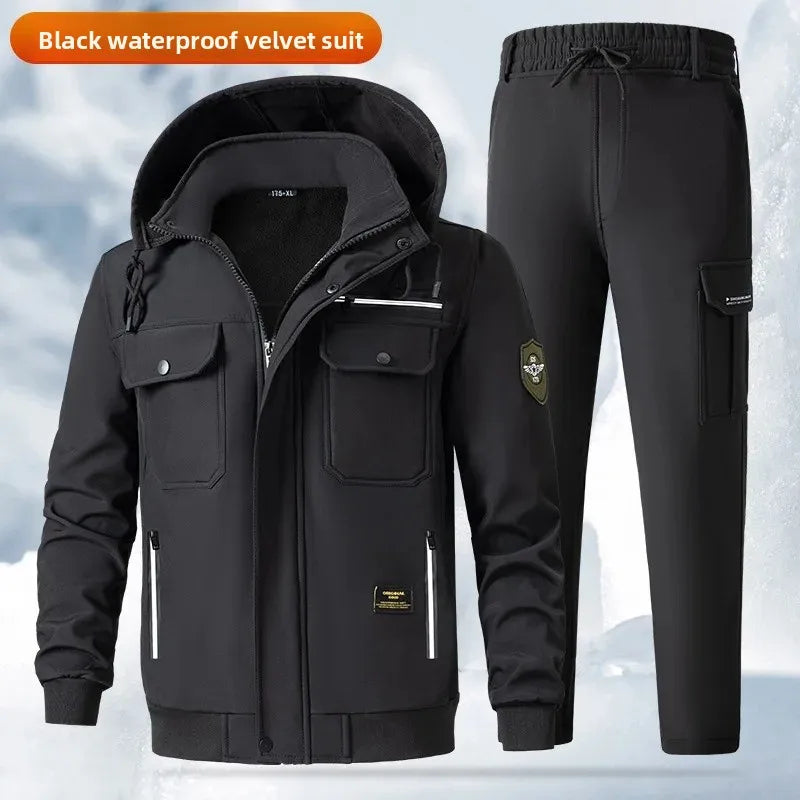 Men’s Waterproof Jacket Set — Warm Winter Outdoor
