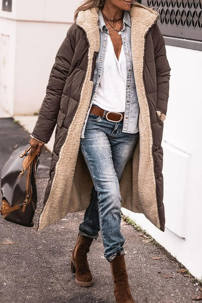 Cozy Fleece-Lined Winter Coat for Women