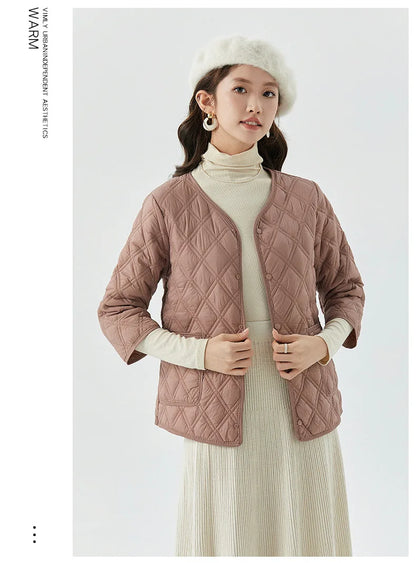 SoftNest Cropped Cotton Padded Jacket