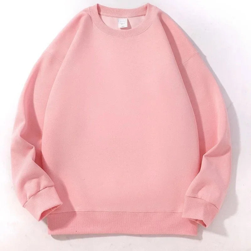 Casual Loose Fit Round Neck Sweatshirt