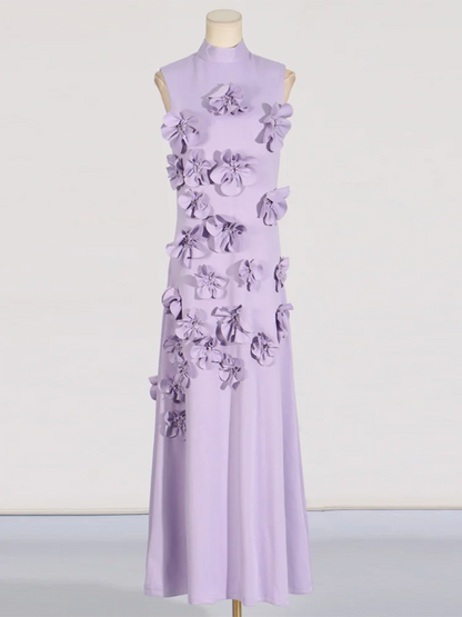 Lace Luxe Patchwork High Waist Dress
