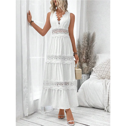 Elegant Lace Bohemian Dress