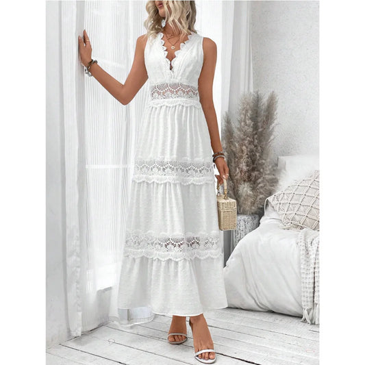Elegant Lace Bohemian Dress