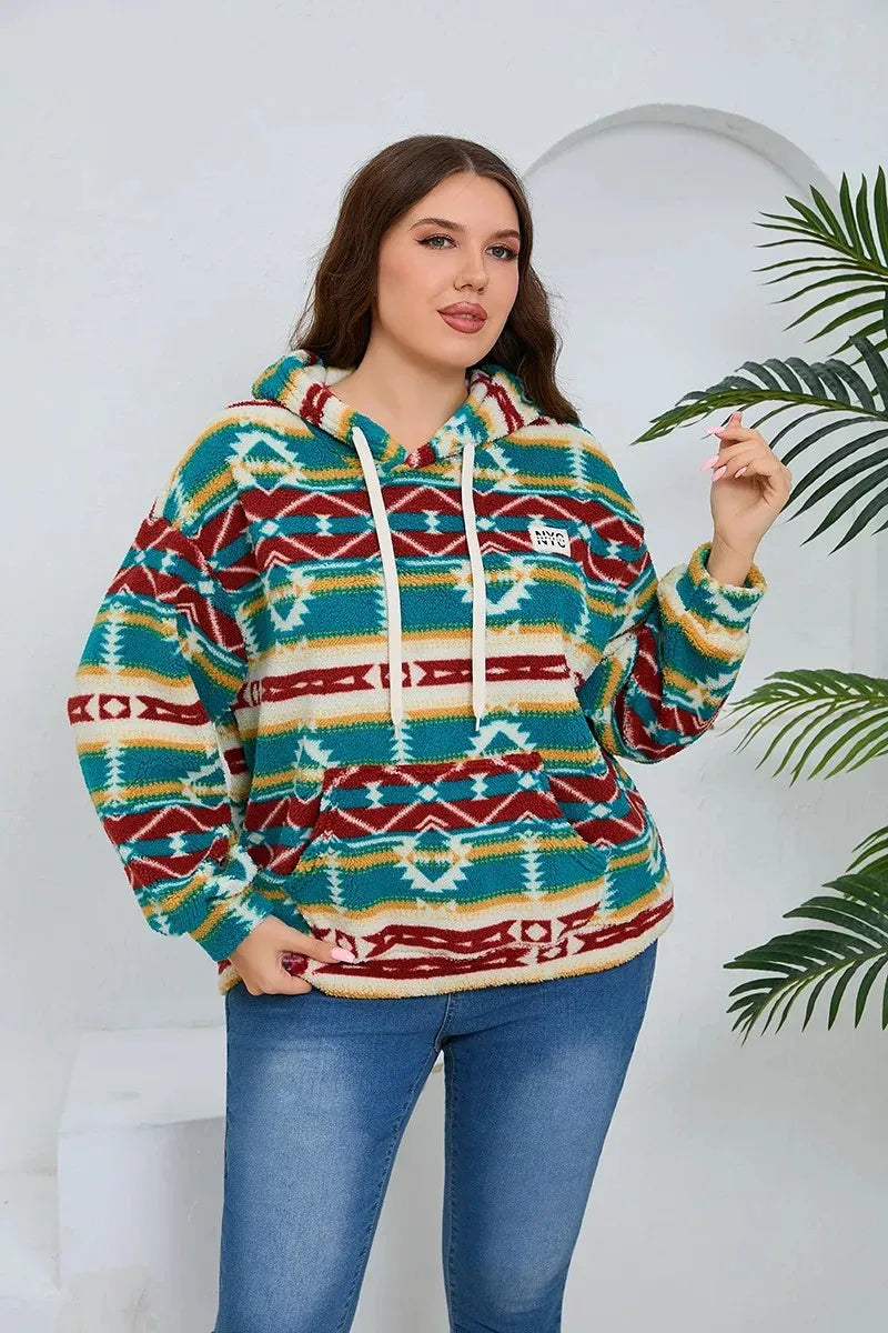 Cozy Hood Oversized Fluffy Hoodie