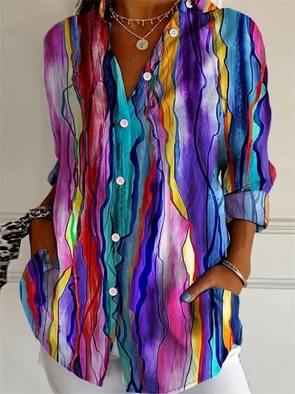 Women's Printed Art Shirt