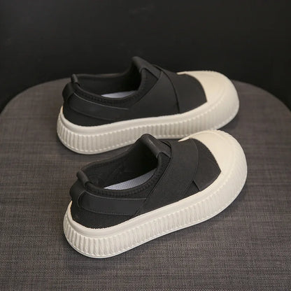 Platform Mesh Slip-On Sneakers