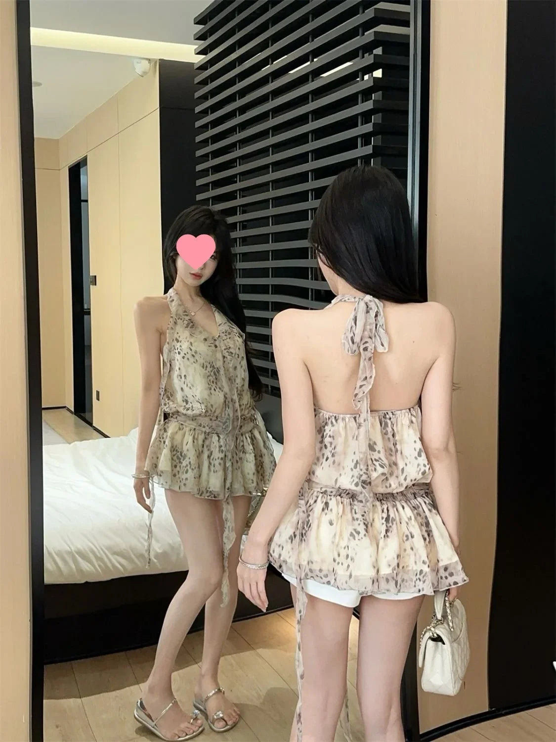 Parisian Muse Leopard Print Blouse