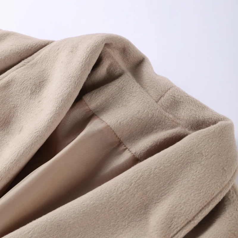 Luxury Woolen Fur Jacket