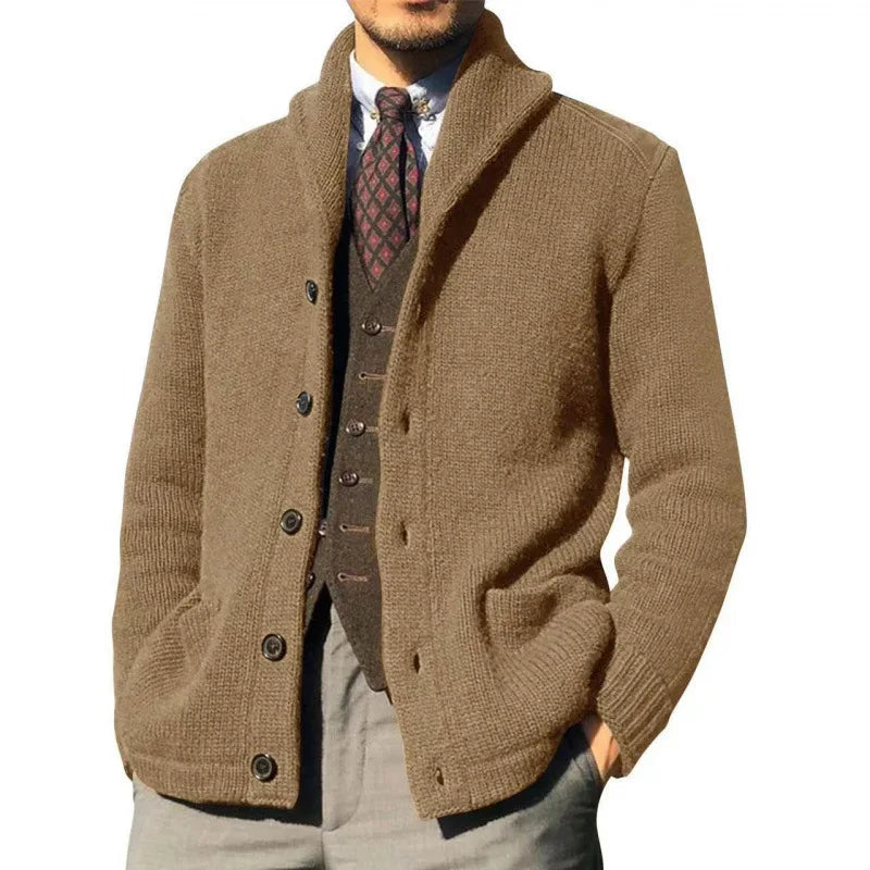 Men's Knitted Sweater Cardigan Casual Warm