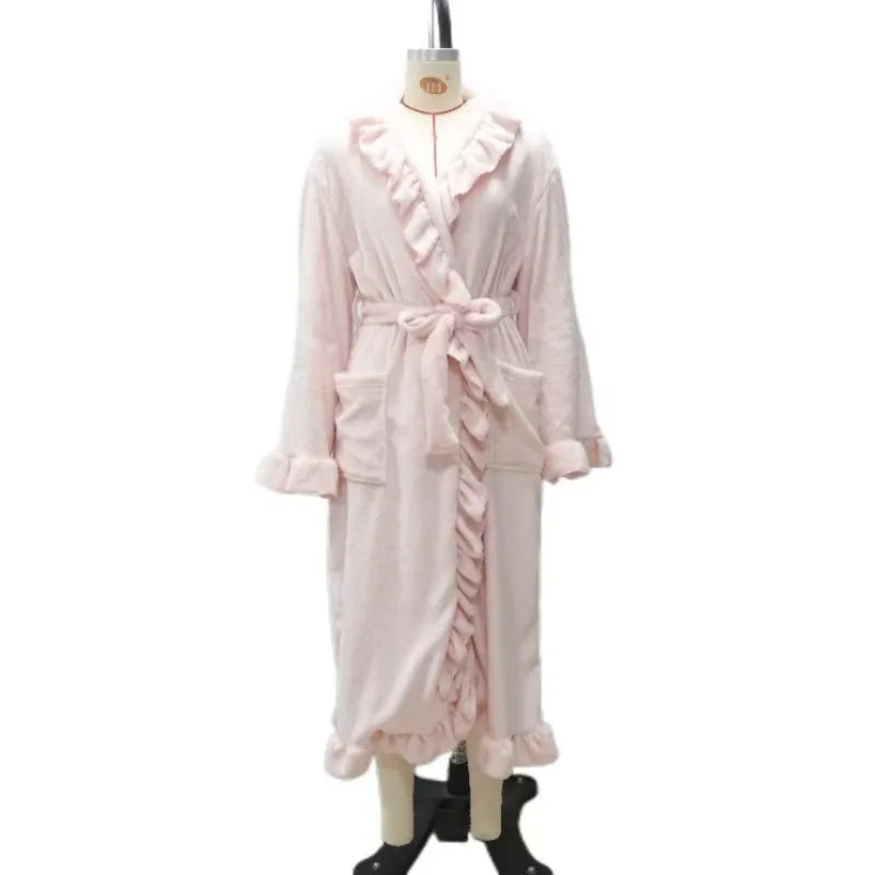 Women’s Long Coral Fleece Nightgown