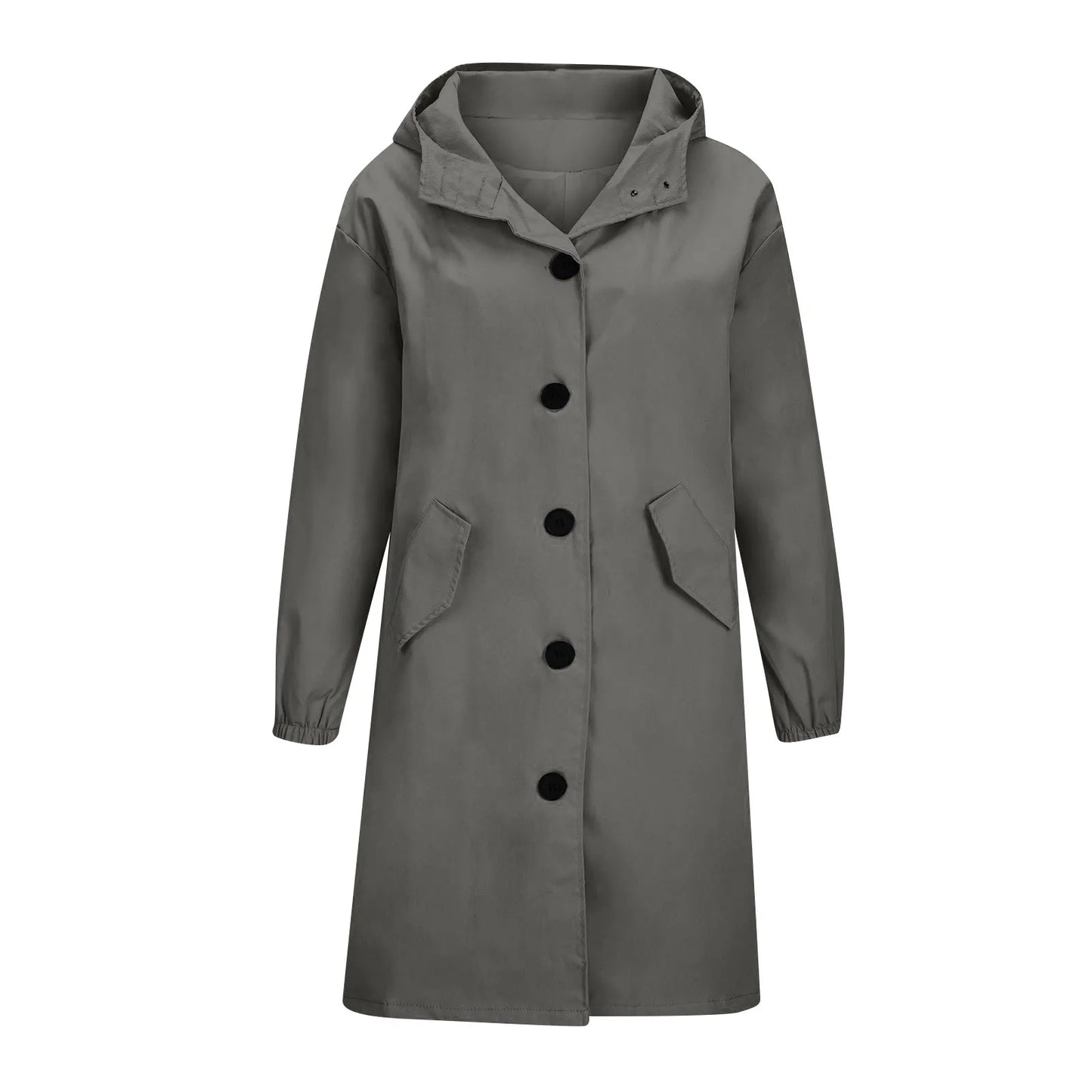 Women’s Long Hooded Trench Coat