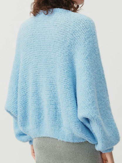 Cozy Vibe Fuzzy Button-Up Cardigan
