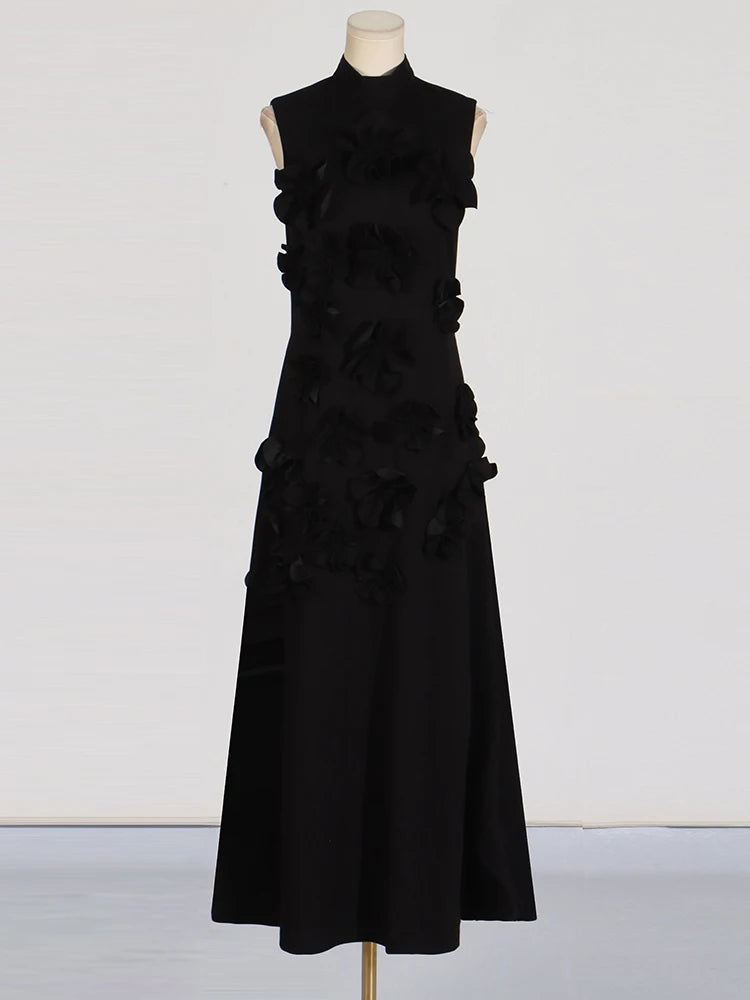 Lace Luxe Patchwork High Waist Dress