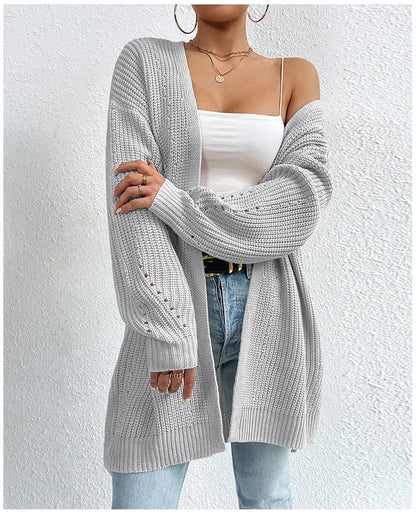 Luxe Ease Long Summer Knit Cardigan