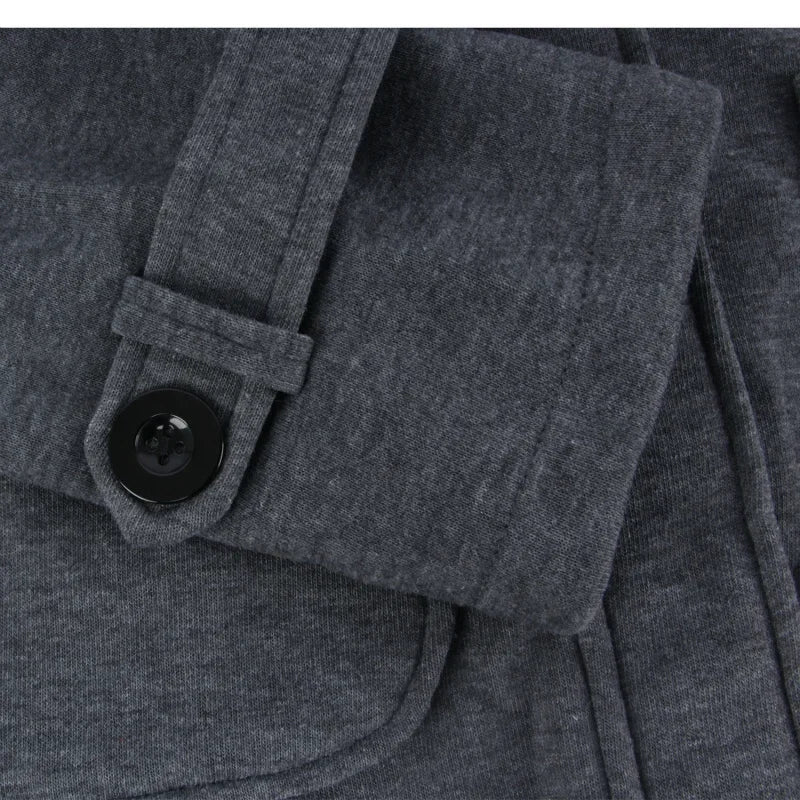 Hooded Zip Up Overcoat