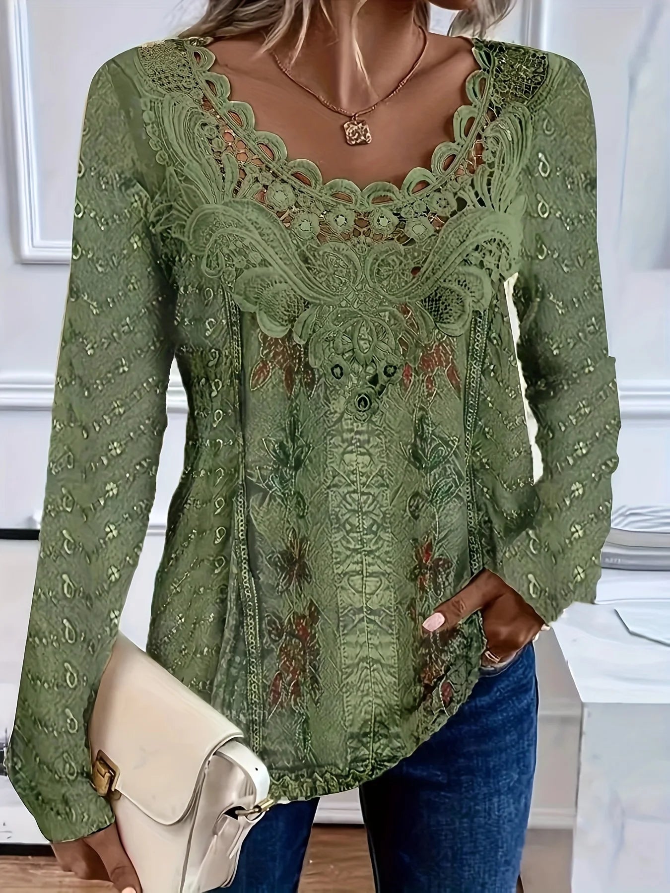 Boho Lace T-Shirt