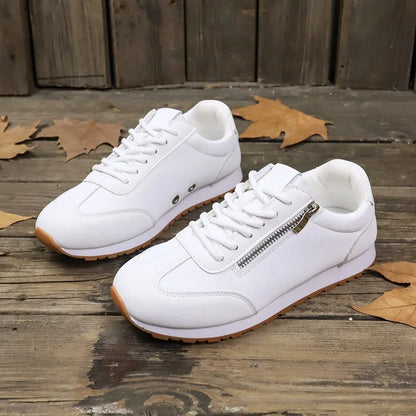Comfort Lace Up Flat Women's Sneakers