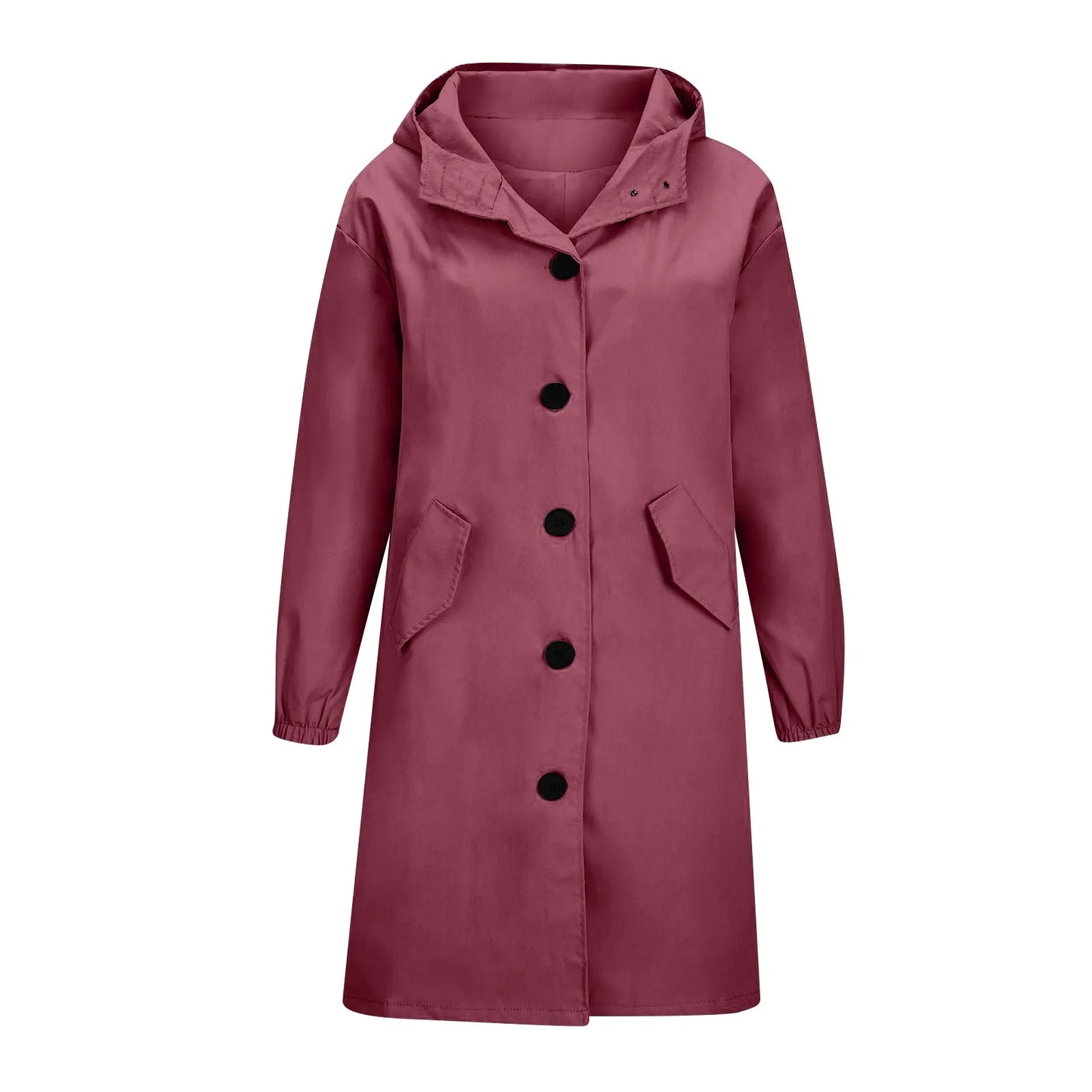Women’s Long Hooded Trench Coat