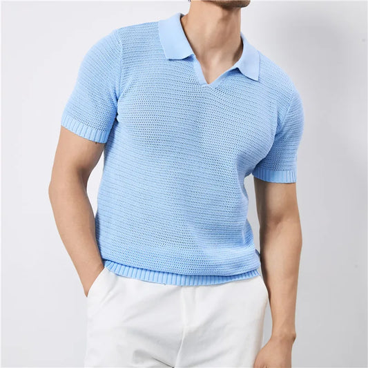 Korean Style Slim Fit Polo Shirt
