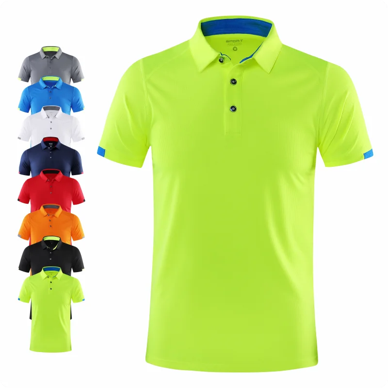 Swift Dry Lapel Polo Fitness Shirt