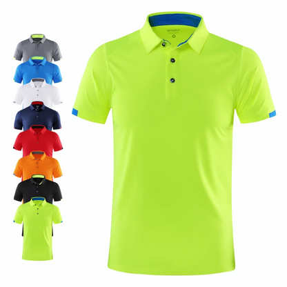 Swift Dry Lapel Polo Fitness Shirt