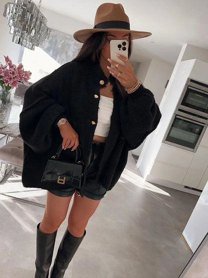 Casual Pure Color Cardigan