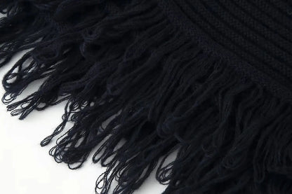 Tassel Knit Skirt Set