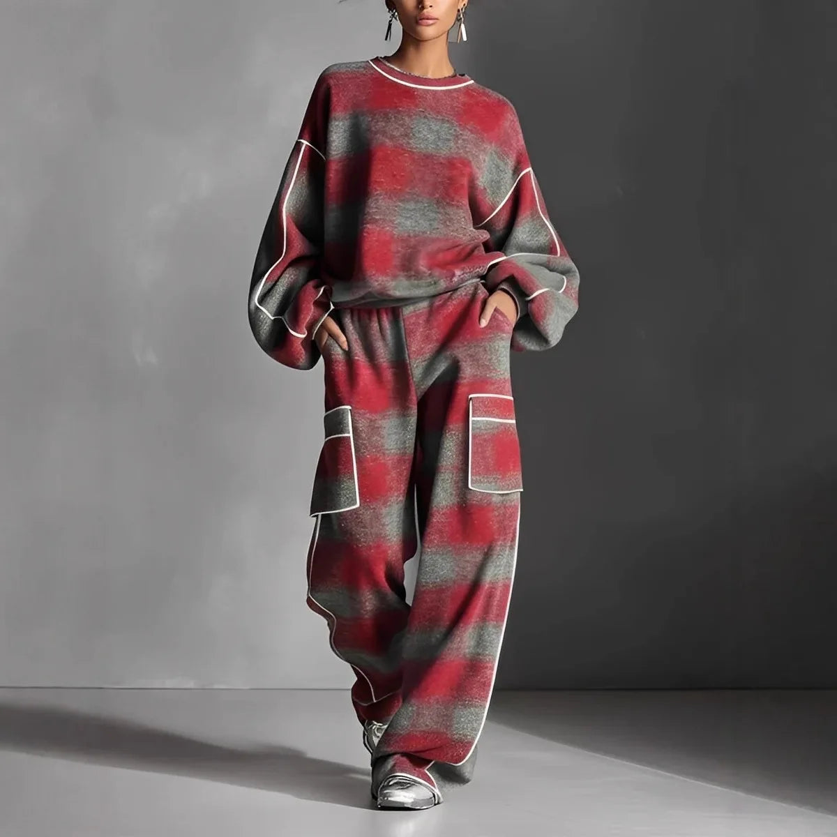 Women’s 2-Piece Pullover Tracksuit Set