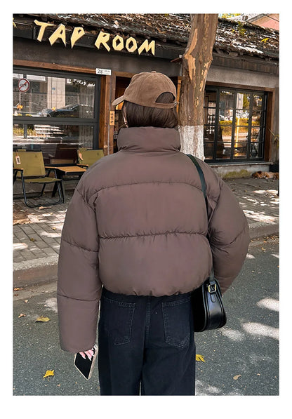 Snow Petal Short Padded Winter Jacket